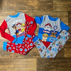 Paw Patrol 2-Piece Pajama Set Bundle
